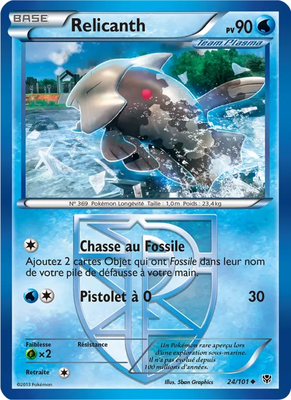 24/101 Relicanth REVERSE - Explosion Plasma