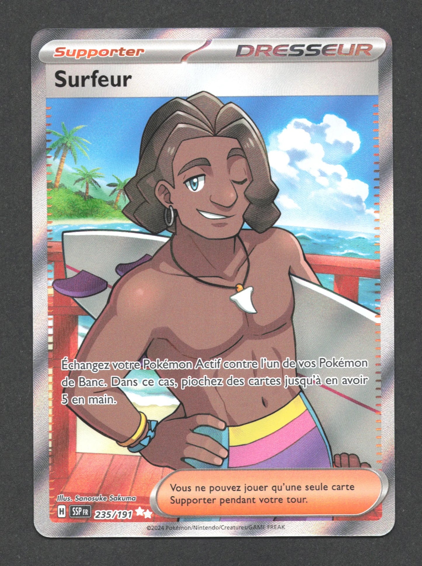 235/191 Surfeur DRESSEUR - Étincelles Déferlantes