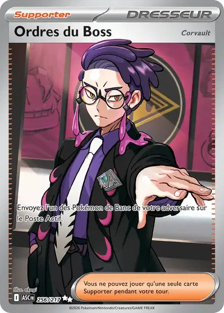 256/217 Ordres du Boss DRESSEUR - Héros Transcendants