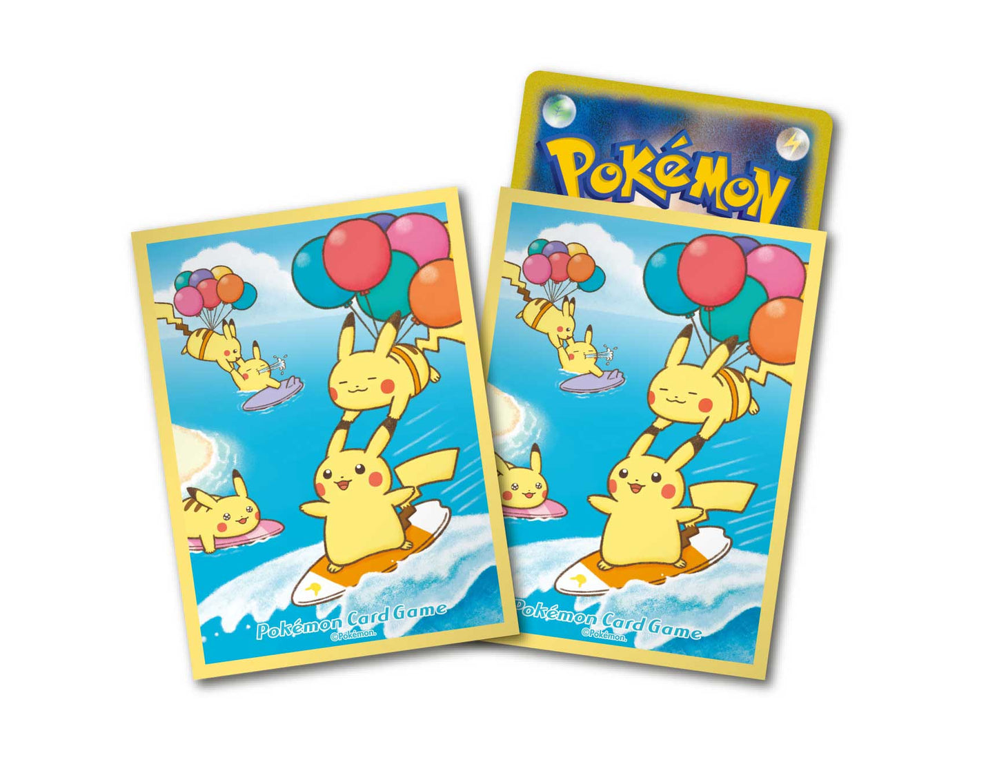 25FLYSUR 25th Anniversary Collection Flying Pikachu And Surfing Pikachu Sleeves Pokemon Center - Sleeves Pokemon Center