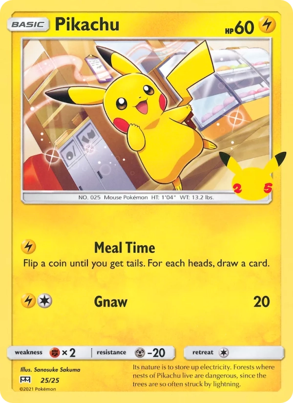 25/25 Pikachu CO - McDonald's 2021