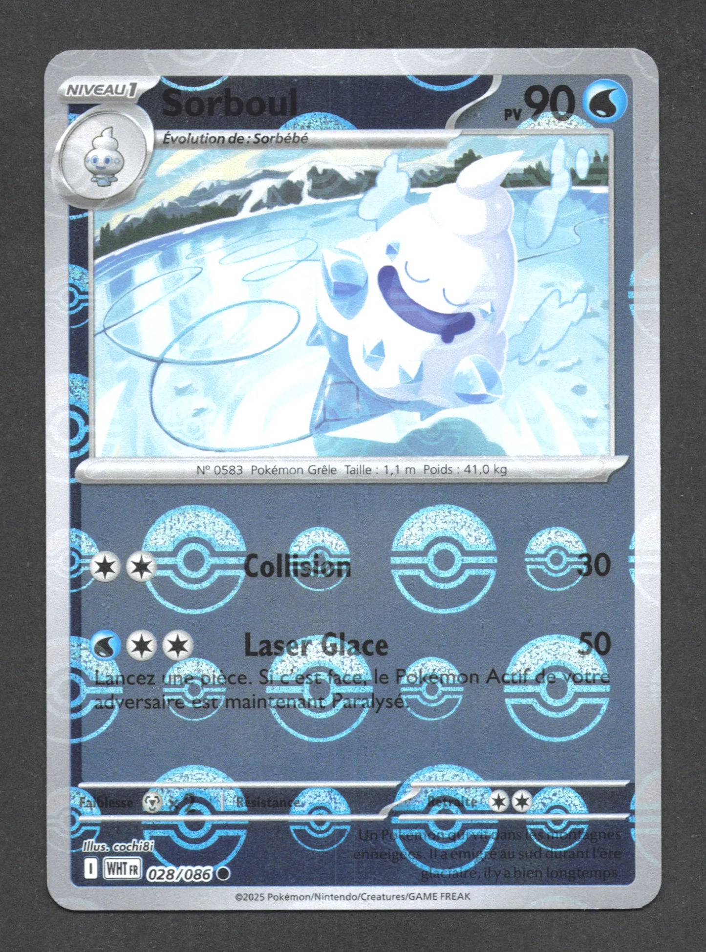 028/086 Sorboul POKEBALL - Flamme Blanche - Pokeball