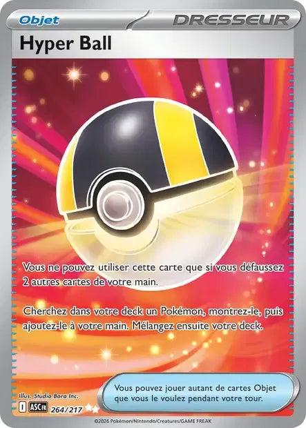 264/217 Hyper Ball DRESSEUR - Héros Transcendants
