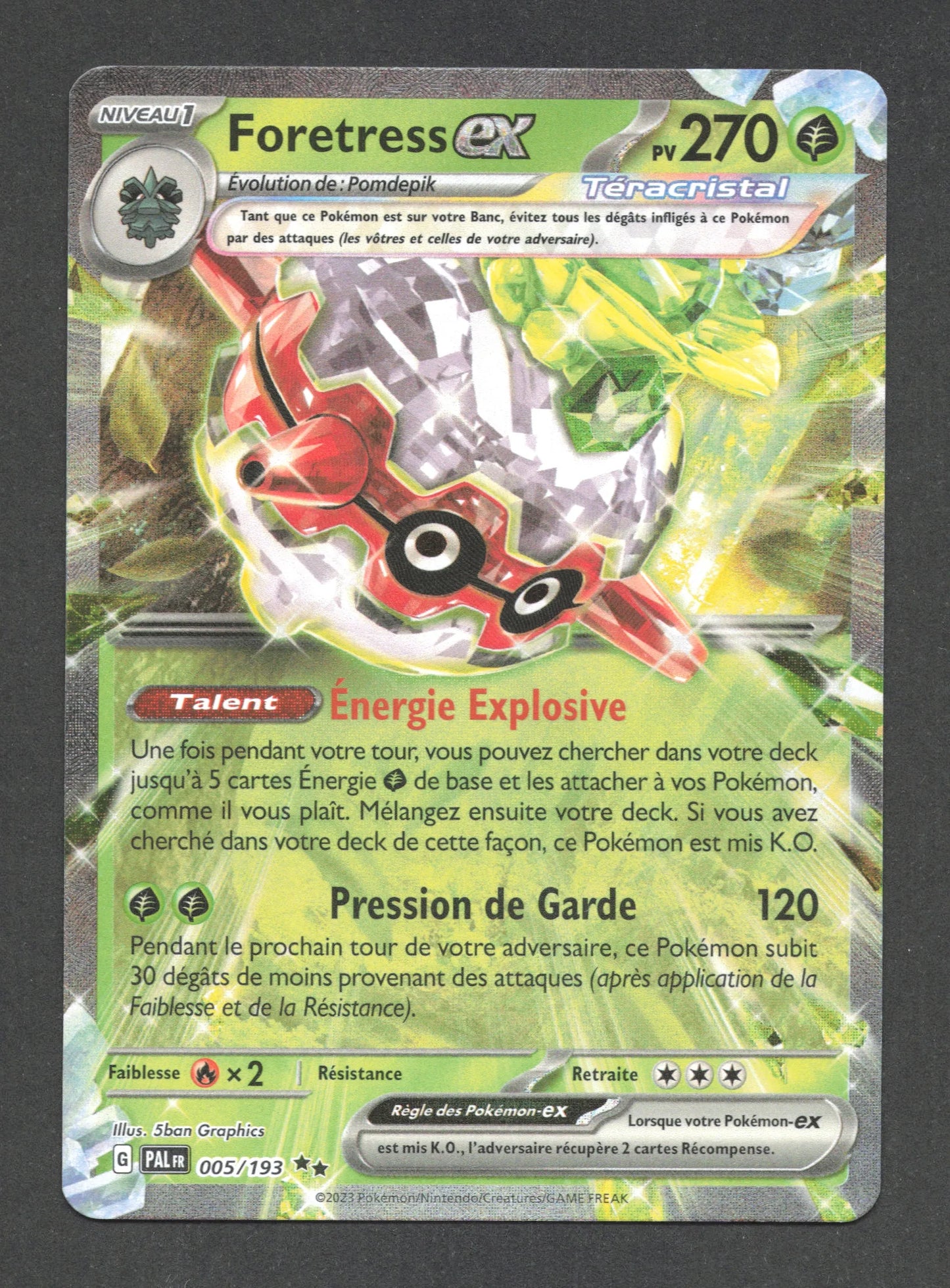 005/193 Foretress EX - Évolutions à Paldea