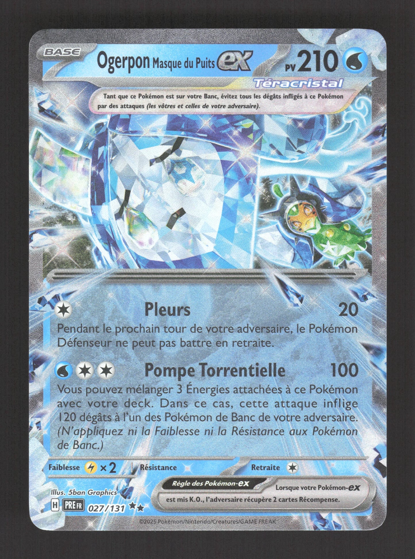 027/131 Ogerpon EX - Évolutions Prismatiques