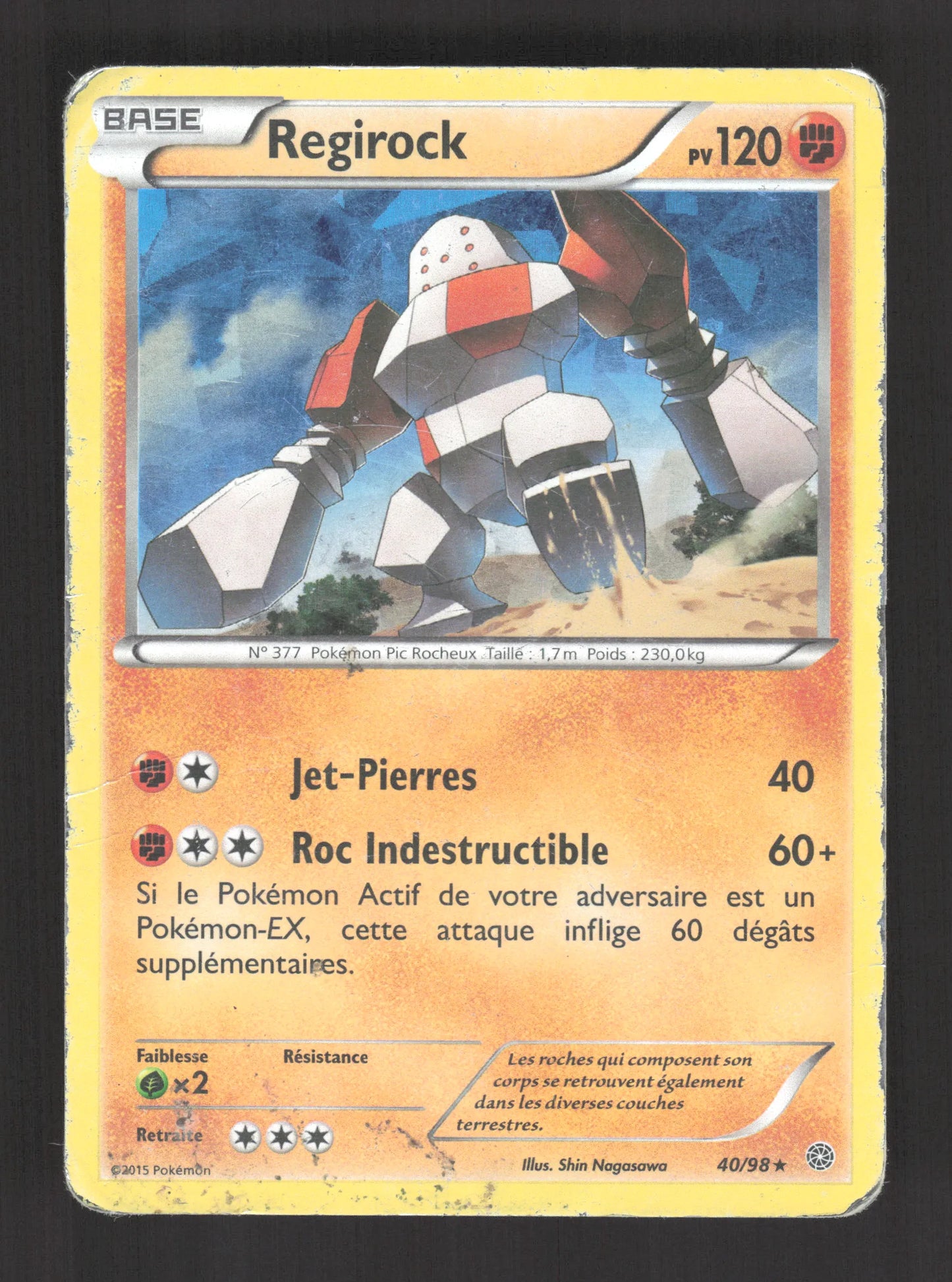 40/98 Regirock HOLO - Origines Antiques