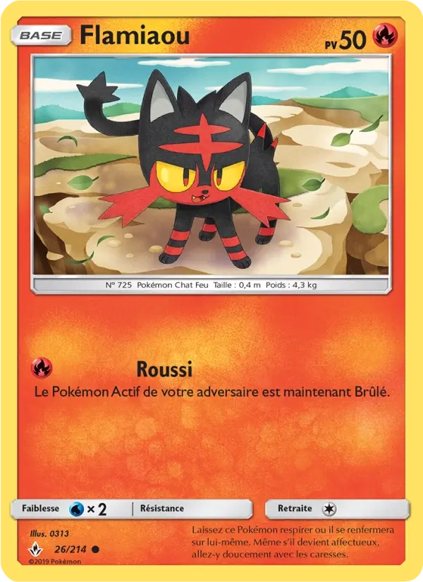 26/214 Flamiaou REVERSE - Alliance Infaillible