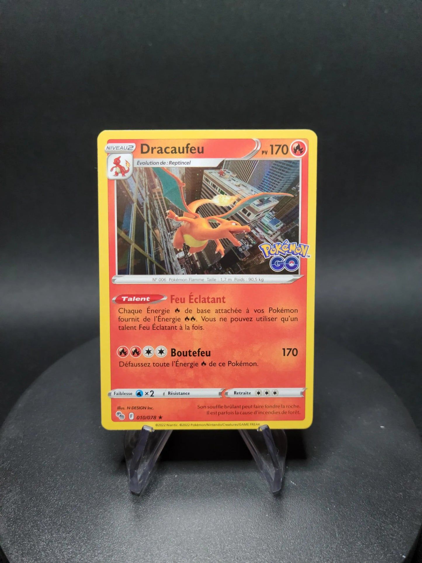 010/078 Dracaufeu HOLO - Pokémon GO