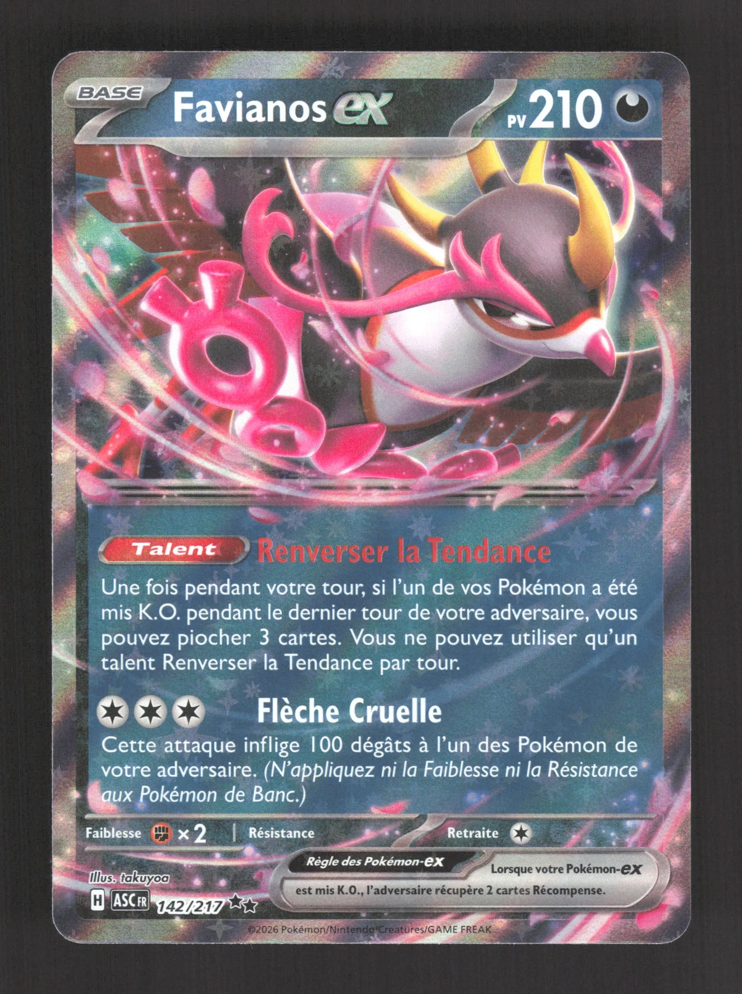 142/217 Favianos EX - Héros Transcendants