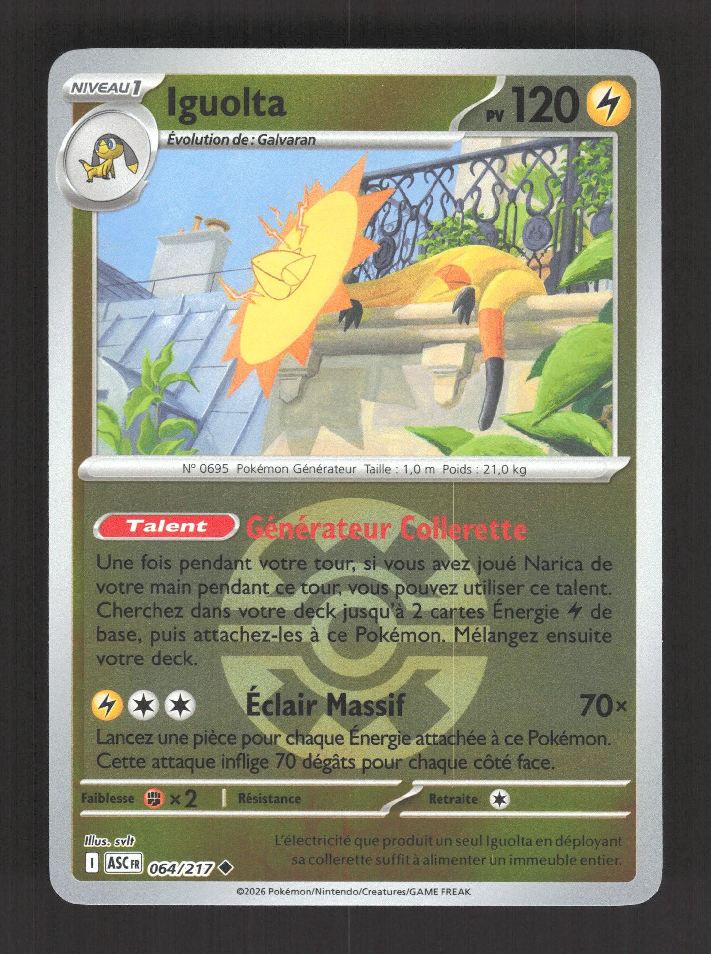 064/217 Iguolta POKEBALL - Héros Transcendants