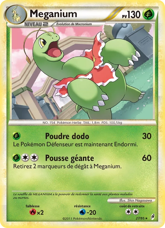 27/95 Meganium RARE - L'appel des Légendes