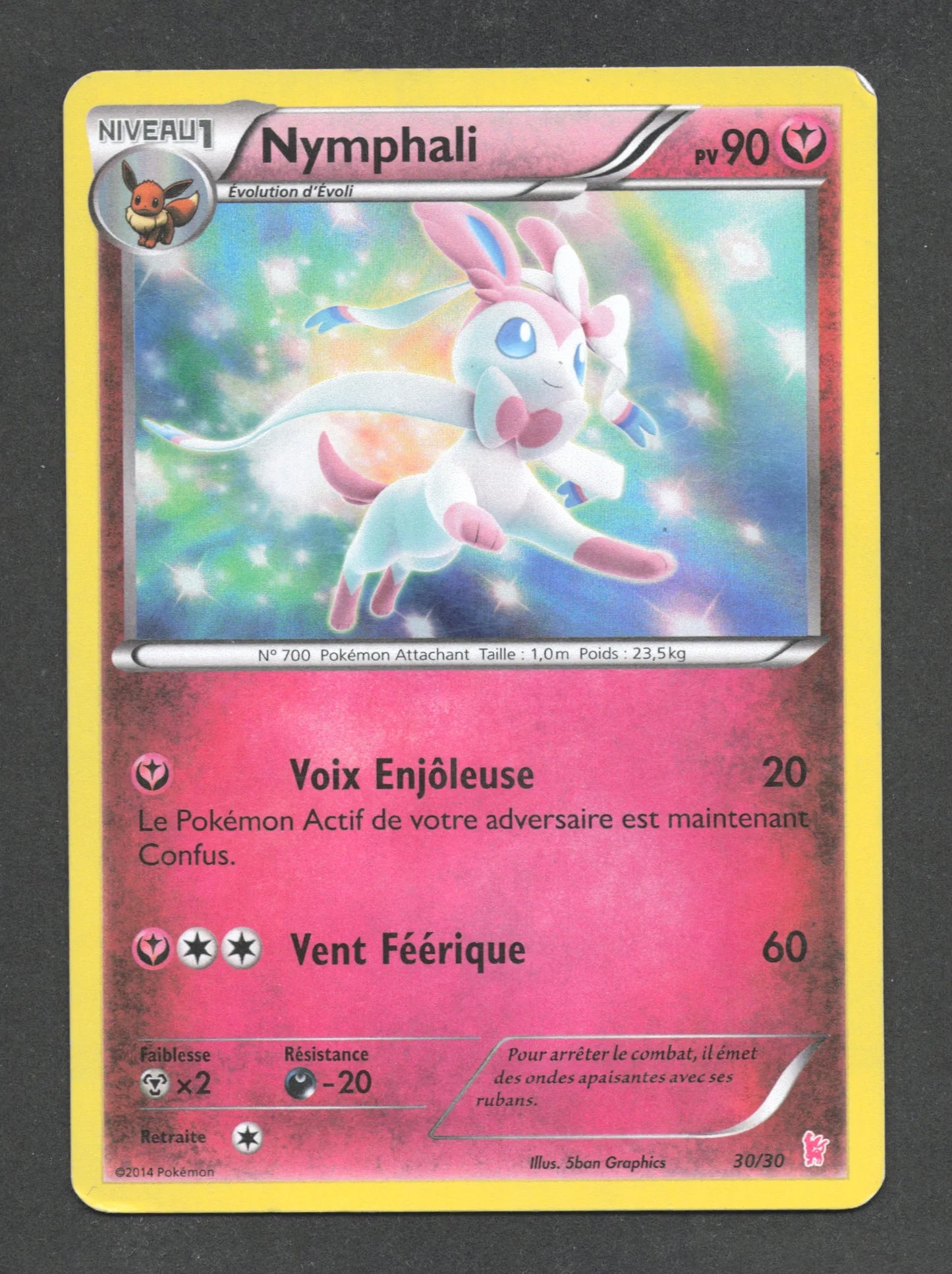 30/30 Nymphali HOLO - XY Trainer Kit (Nymphali)