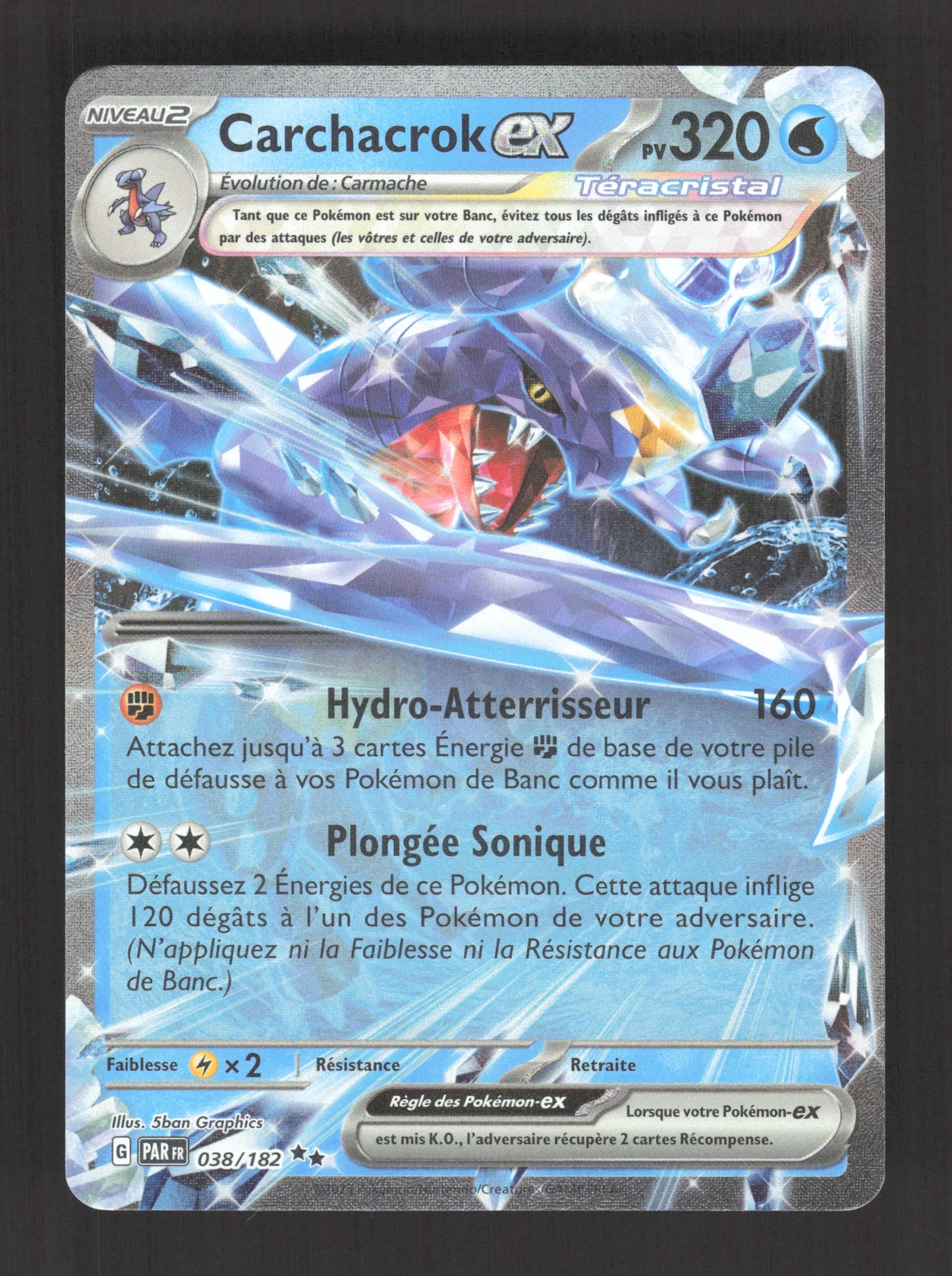 038/182 Carchacrok EX - Faille Paradoxe