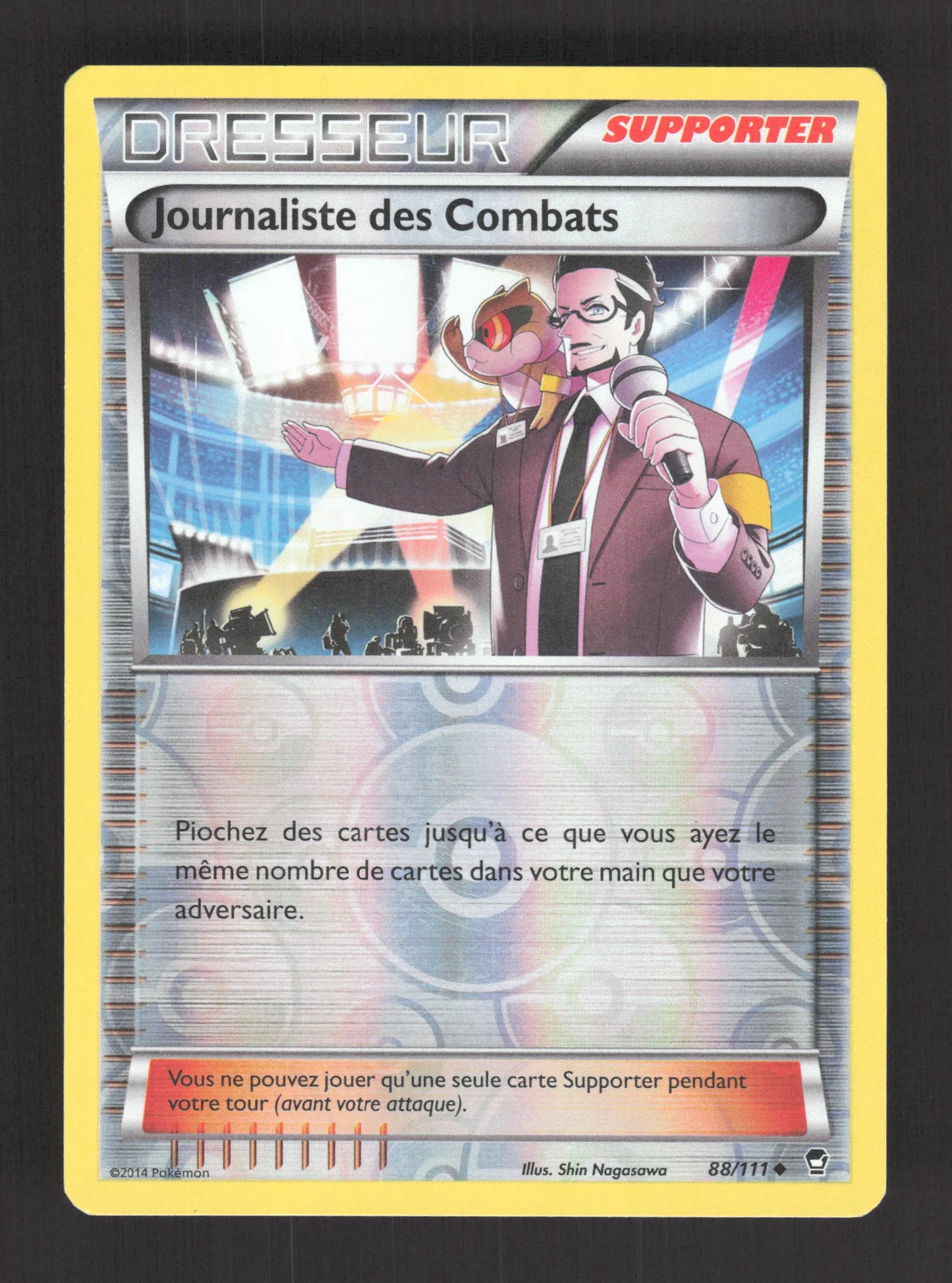 88/111 Journaliste des Combats REVERSE - Poings Furieux