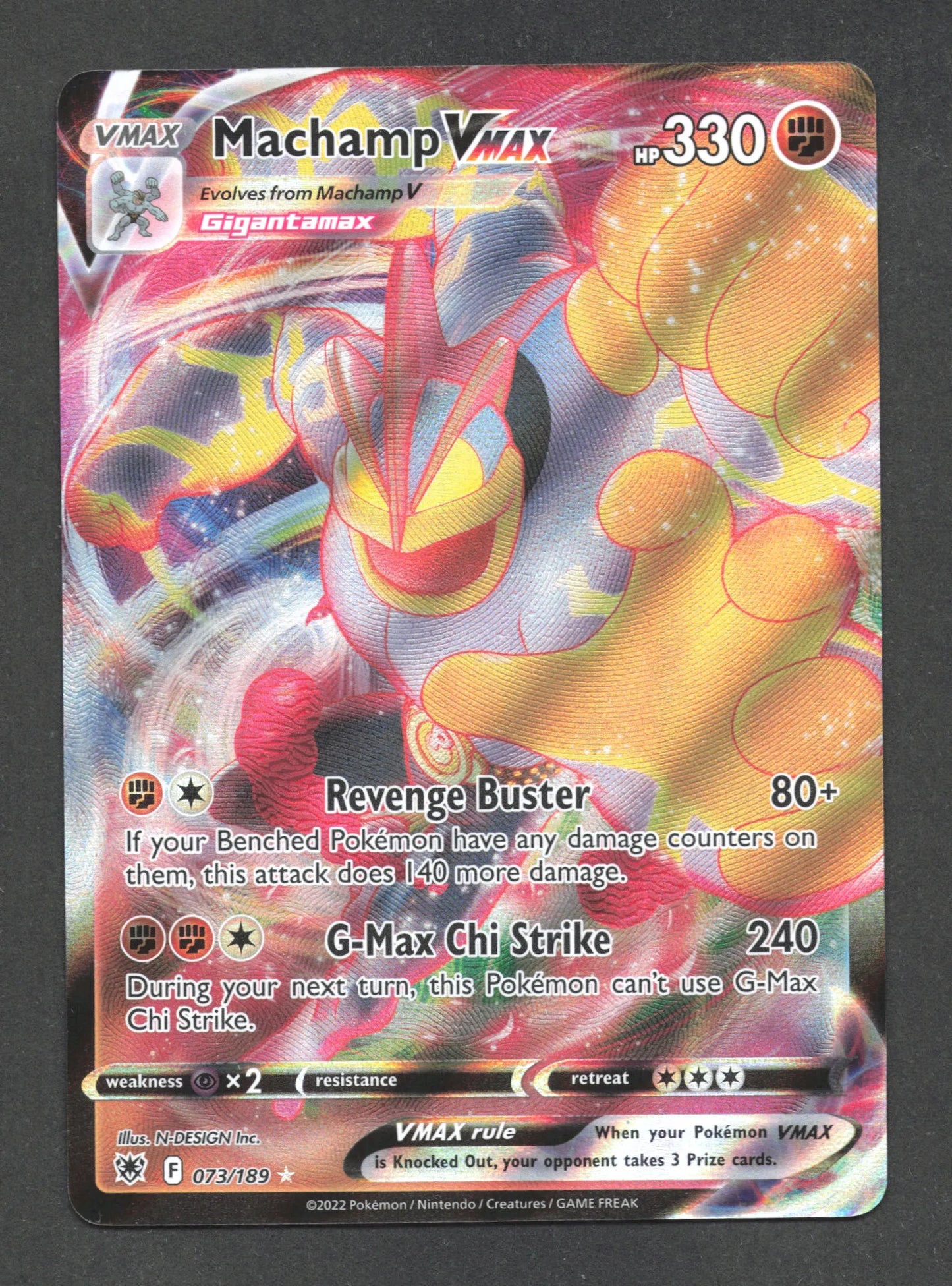 073/189 Machamp VMAX ANGLAIS - Anglais