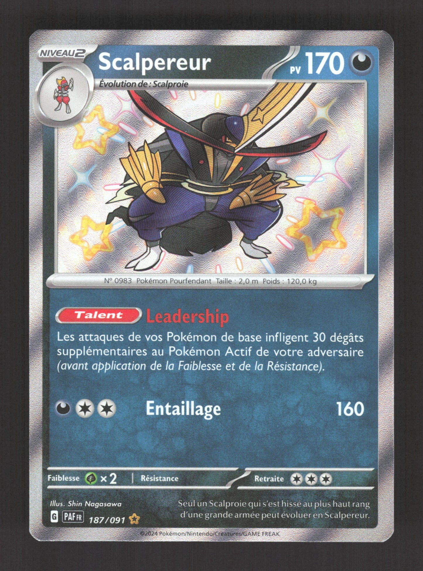 187/091 Scalpereur SHINY - Destinées de Paldea