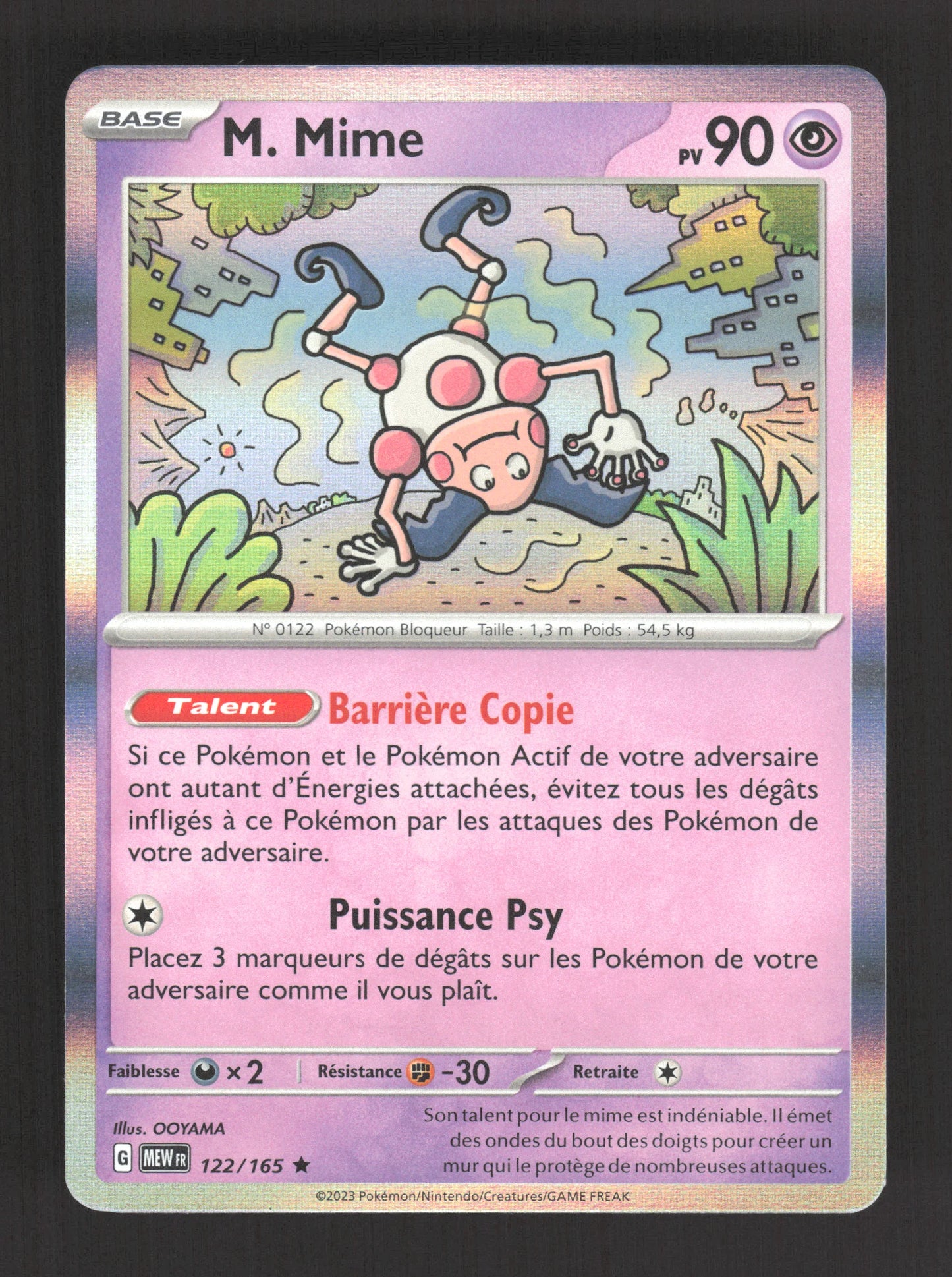122/165 Mr Mime HOLO - 151