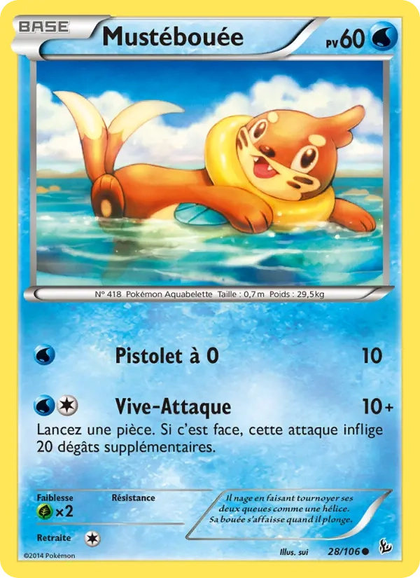 28/106 Mustebouee REVERSE - Étincelles