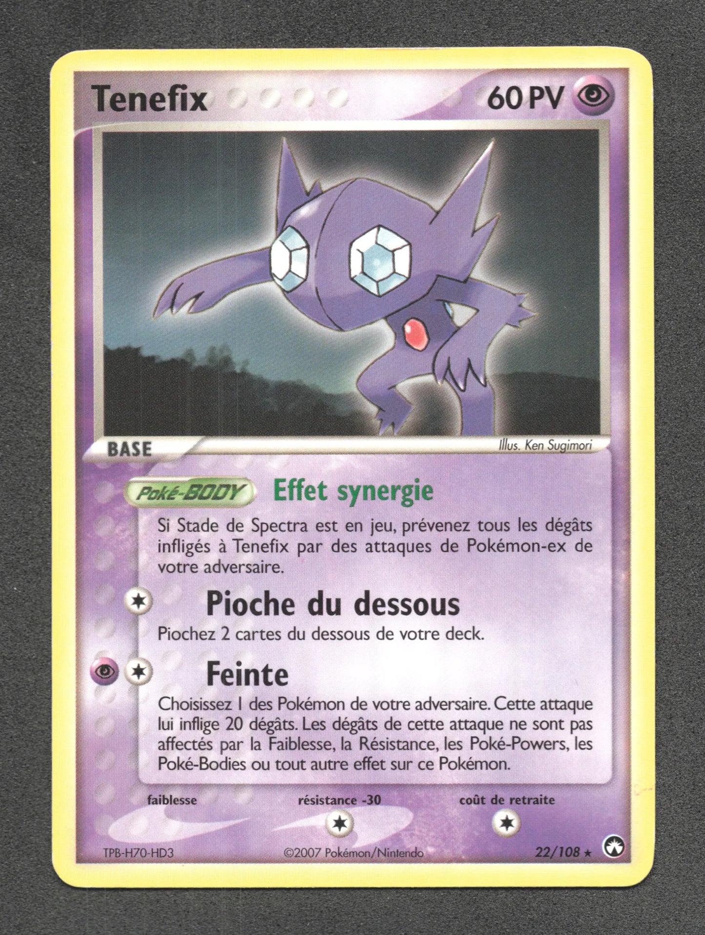 22/108 Tenefix RARE - Gardiens du Pouvoir