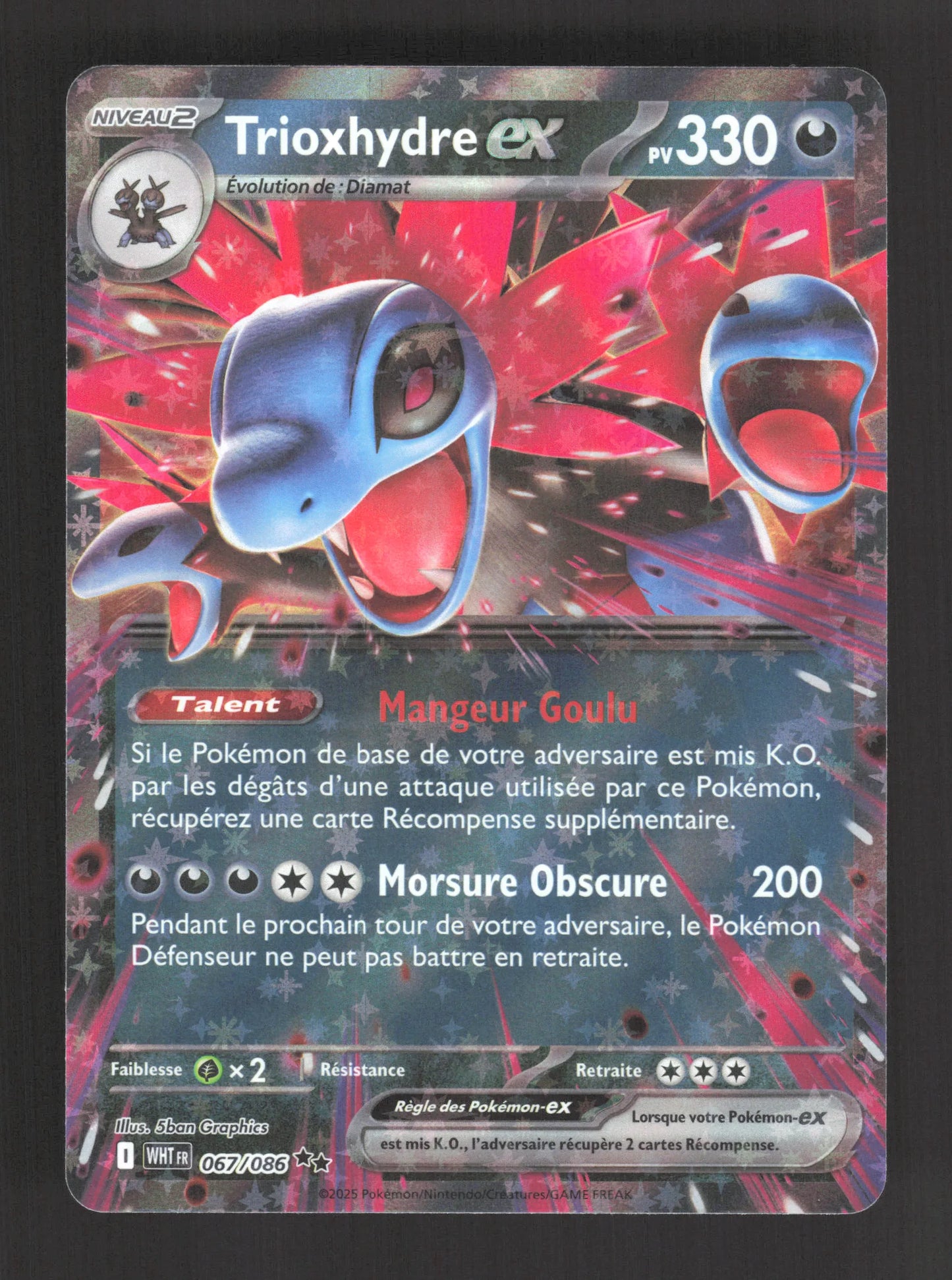 067/086 Trioxhydre EX - Flamme Blanche