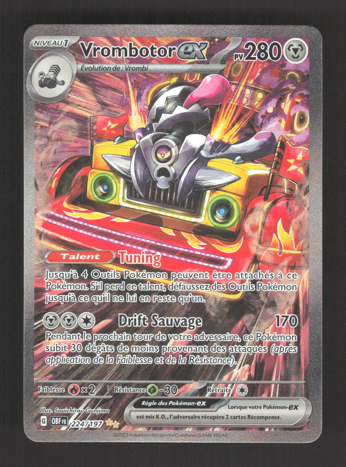 224/197 Vrombotor EX - Flammes Obsidiennes