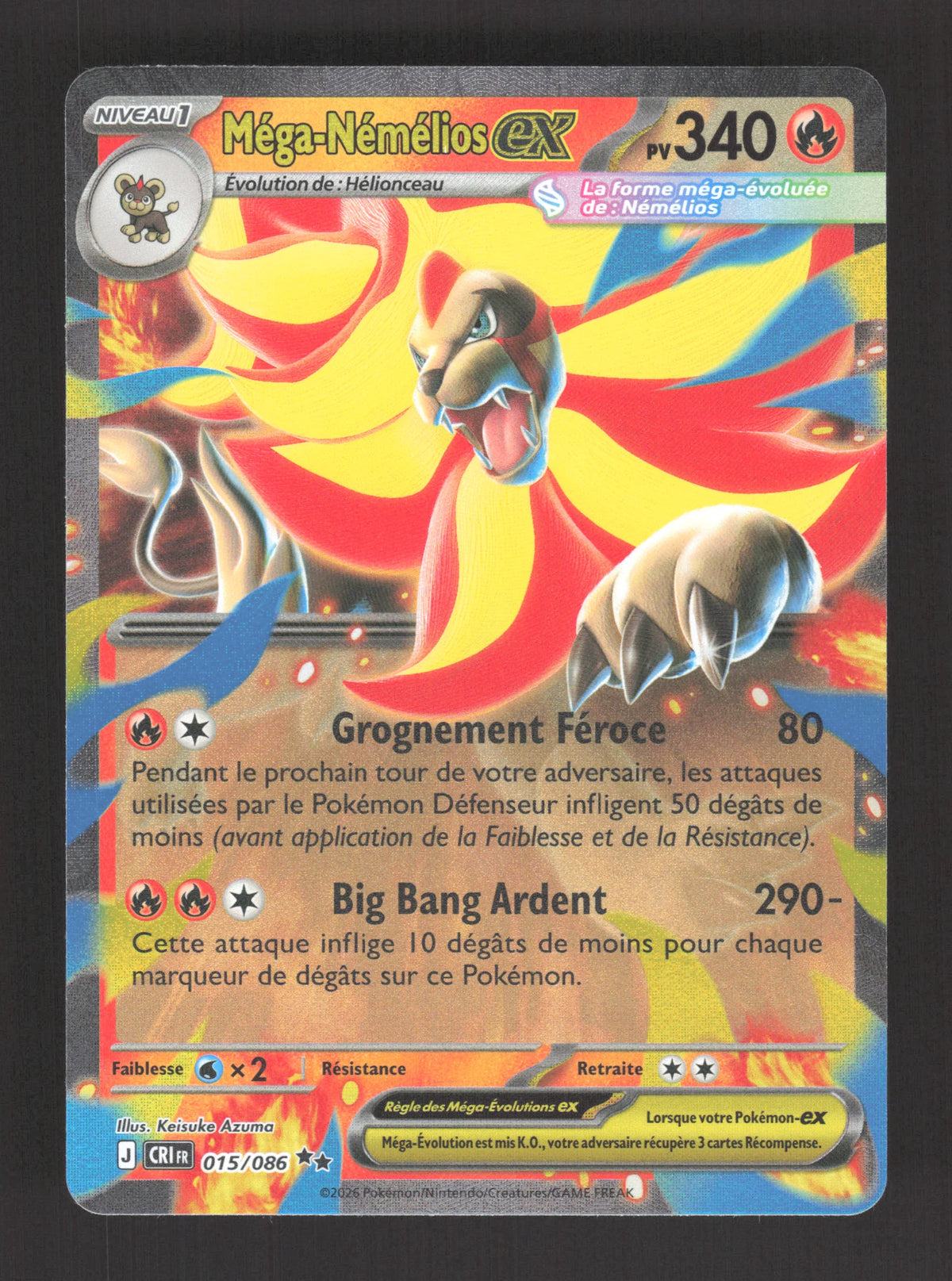 015/086 Mega Nemelios EX - Chaos Ascendant
