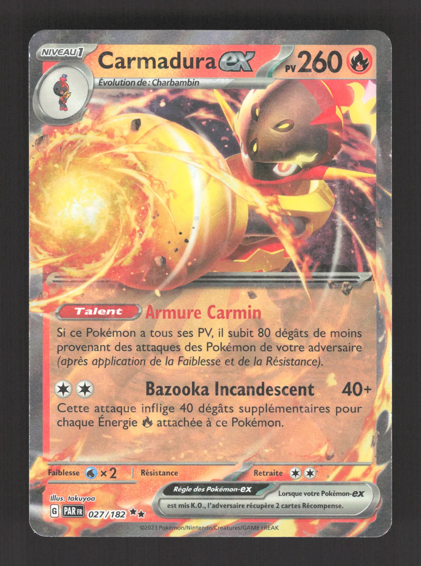 027/182 Carmadura EX - Faille Paradoxe