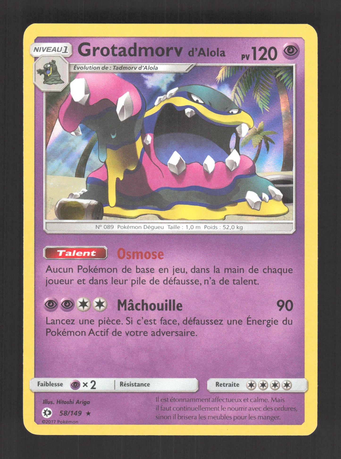 58/149 Grotadmorv HOLO - Soleil et Lune