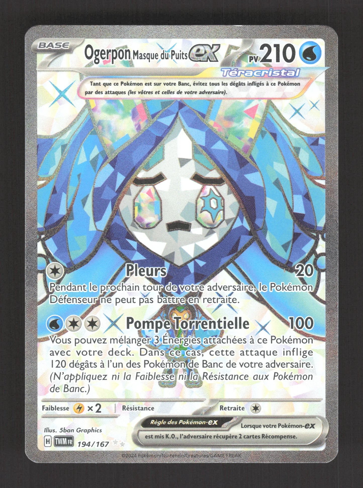 194/167 Ogerpon EX - Mascarade Crépusculaire