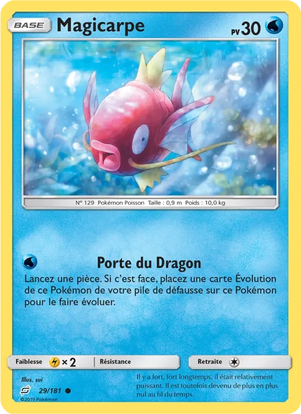29/181 Magicarpe REVERSE - Duo de Choc