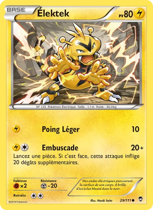 29/111 Elektek REVERSE - Poings Furieux