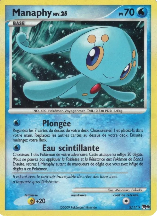 2/17 Manaphy HOLO - POP 9