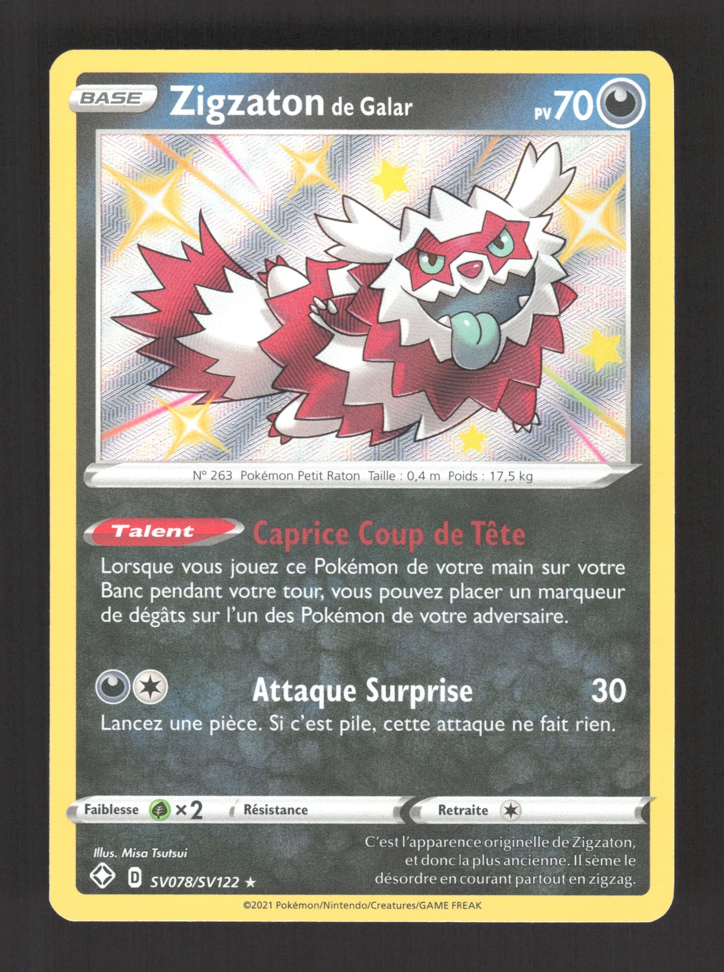 SV078/SV122 Zigzaton SHINY - Destinées Radieuses