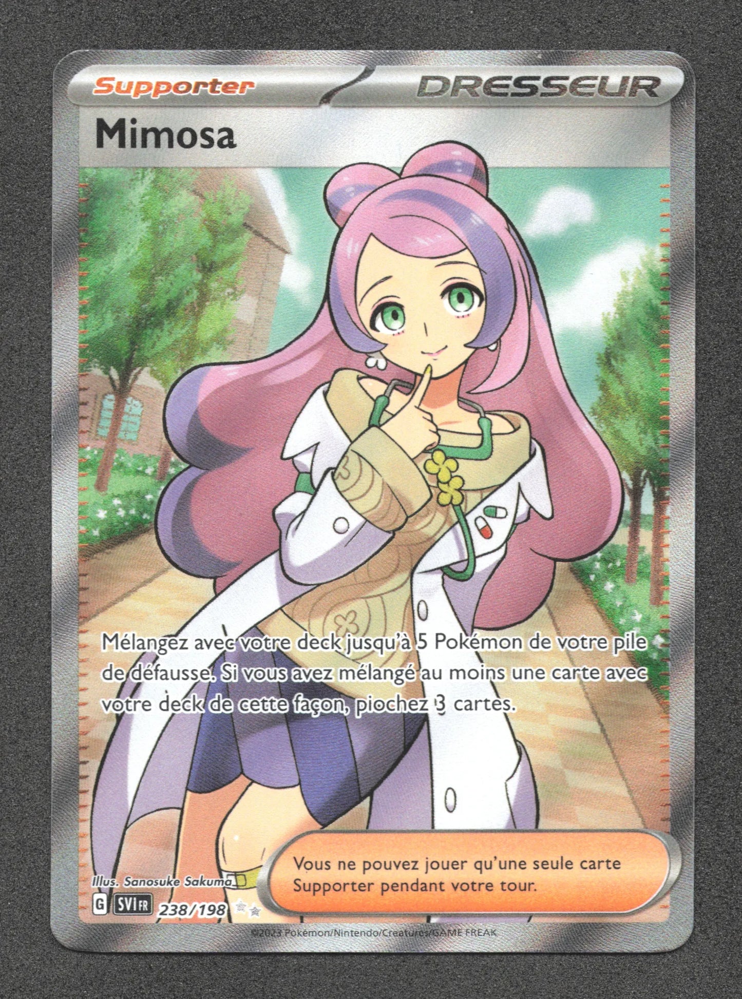 238/198 Mimosa DRESSEUR - Écarlate et Violet