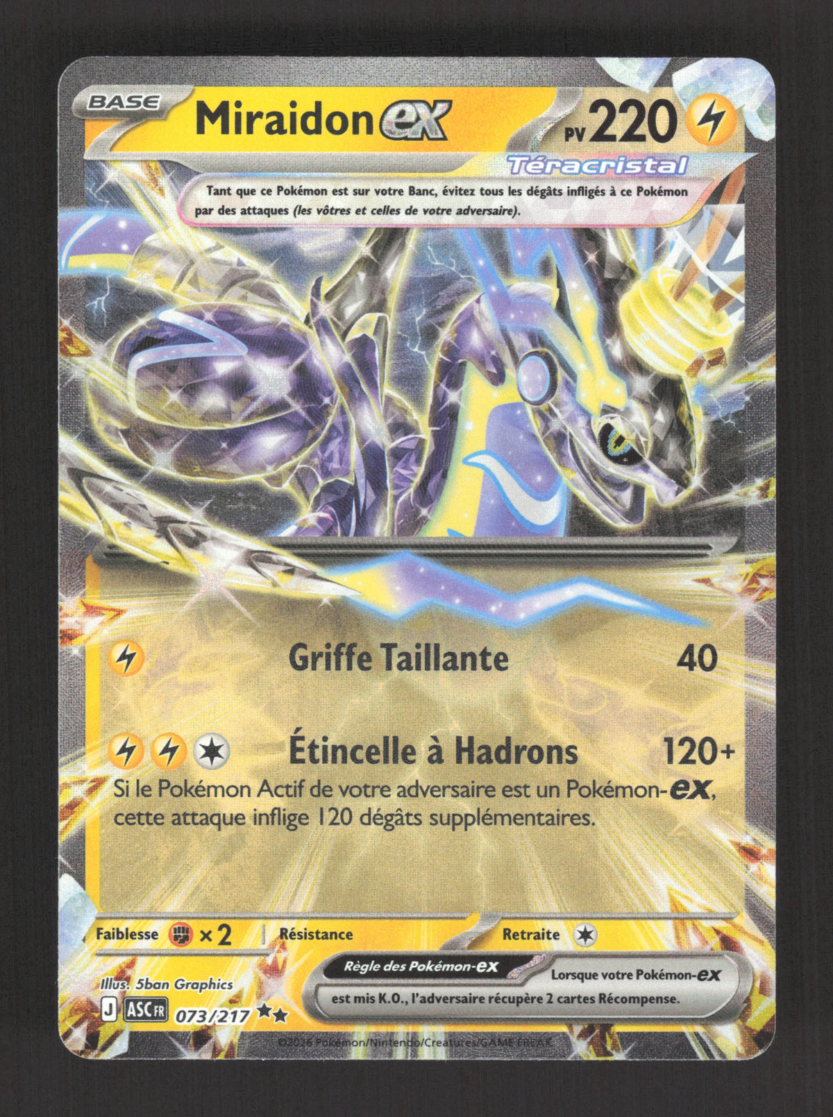 073/217 Miraidon EX - Héros Transcendants