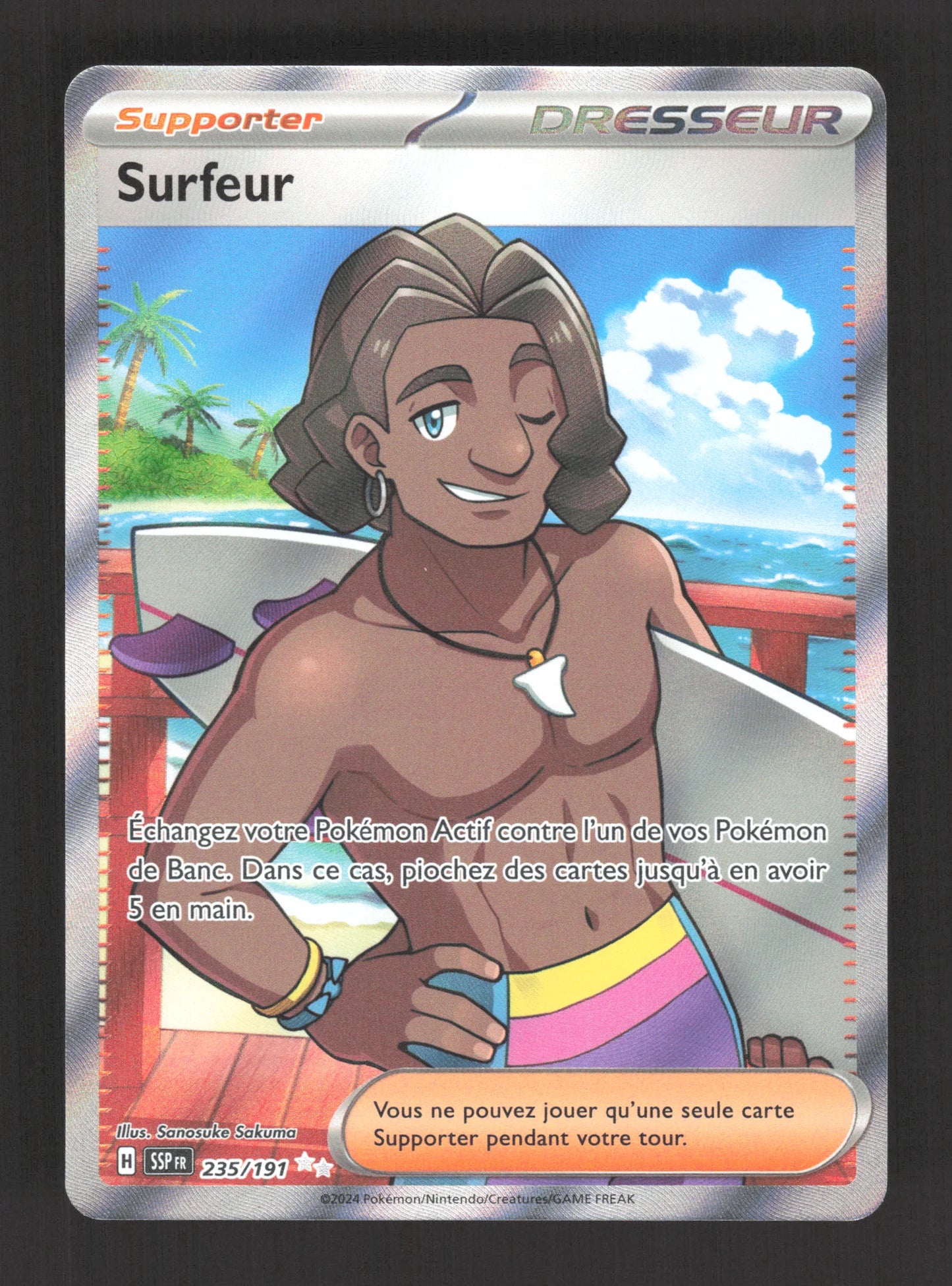 235/191 Surfeur DRESSEUR - Étincelles Déferlantes
