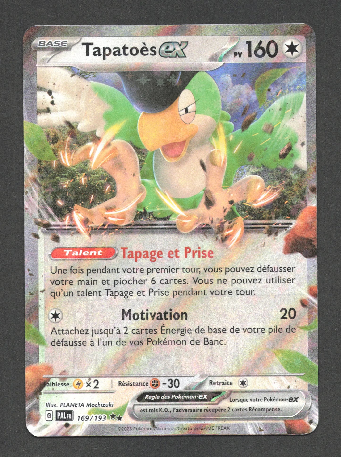 169/193 Tapatoes EX - Évolutions à Paldea
