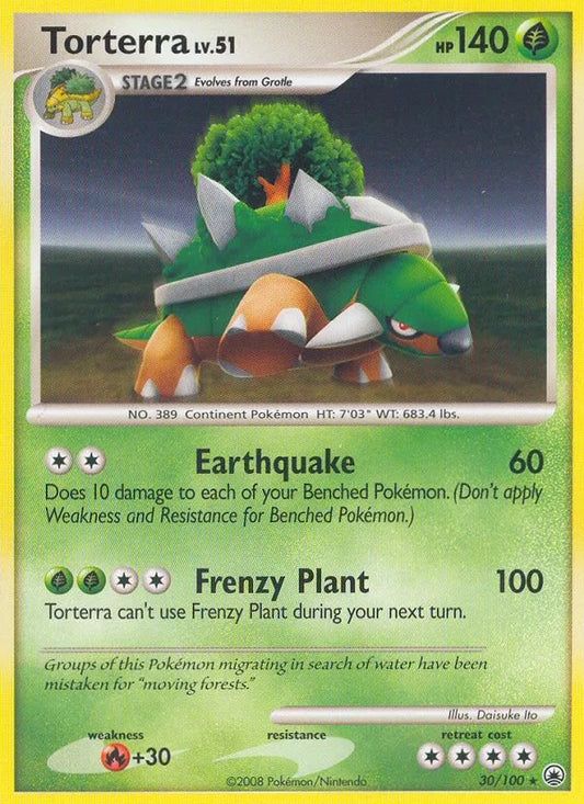 30/100 Torterra RARE - Aube Majestueuse