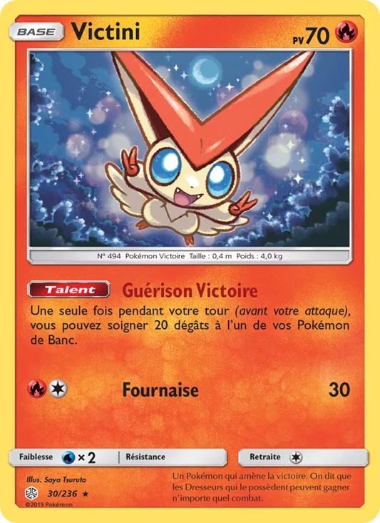 30/236 Victini HOLO - Éclipse Cosmique