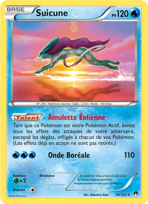 30/122 Suicune HOLO - Rupture Turbo
