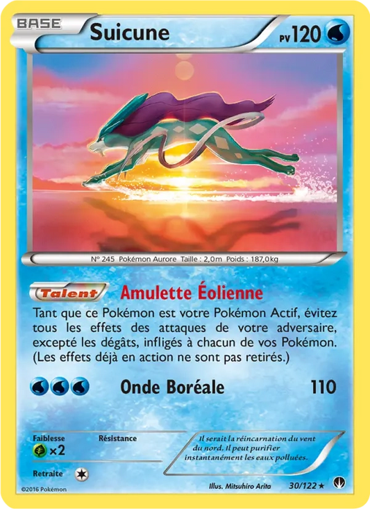 30/122 Suicune HOLO - Rupture Turbo