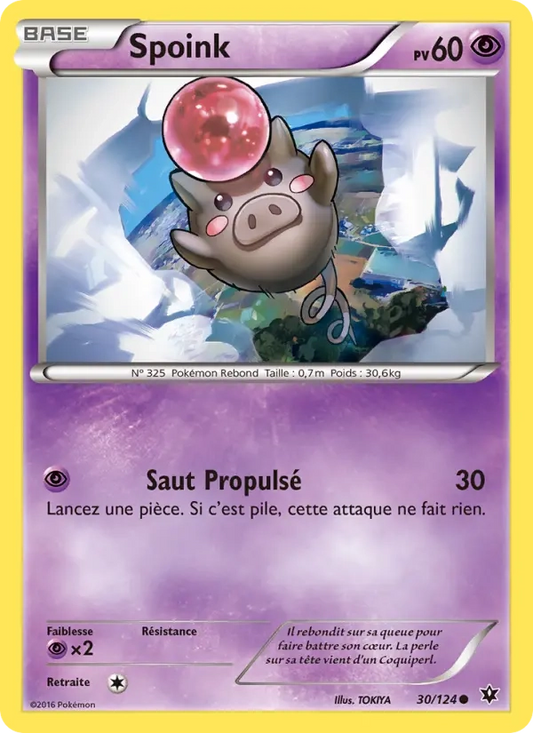 30/124 Spoink REVERSE - Impact des Destins