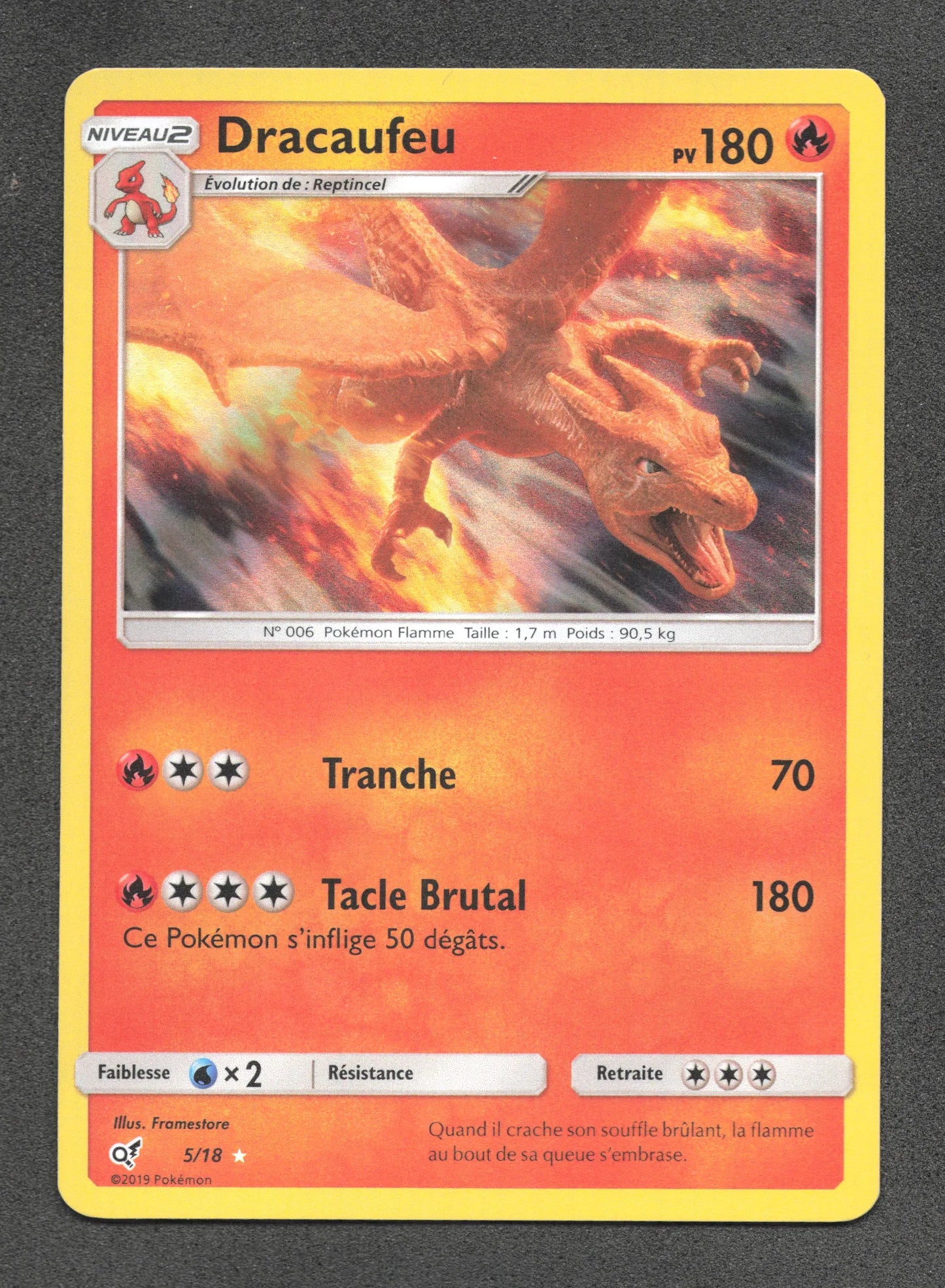 5/18 Dracaufeu HOLO - Détective Pikachu