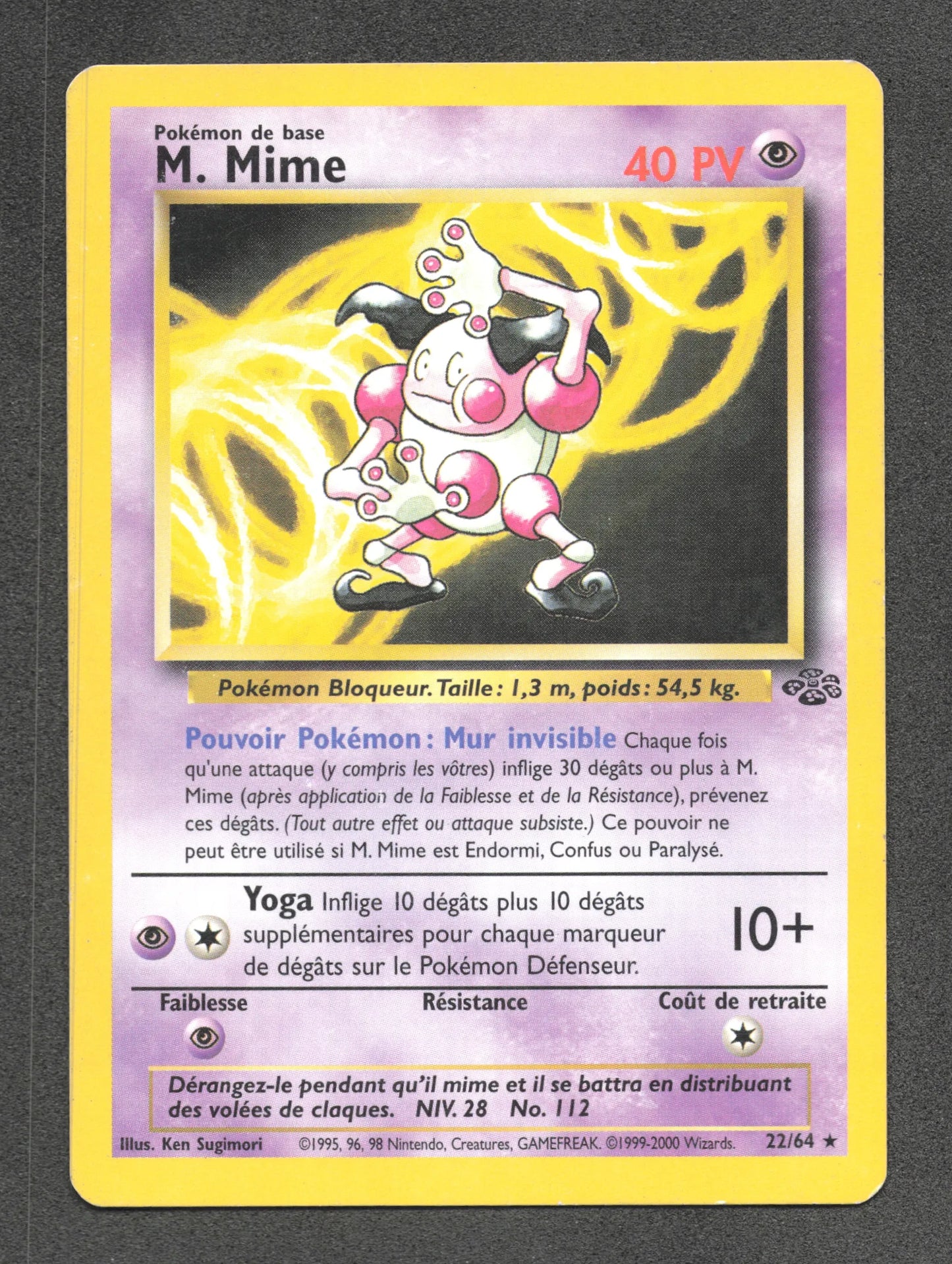 22/64 Mr Mime RARE - Jungle