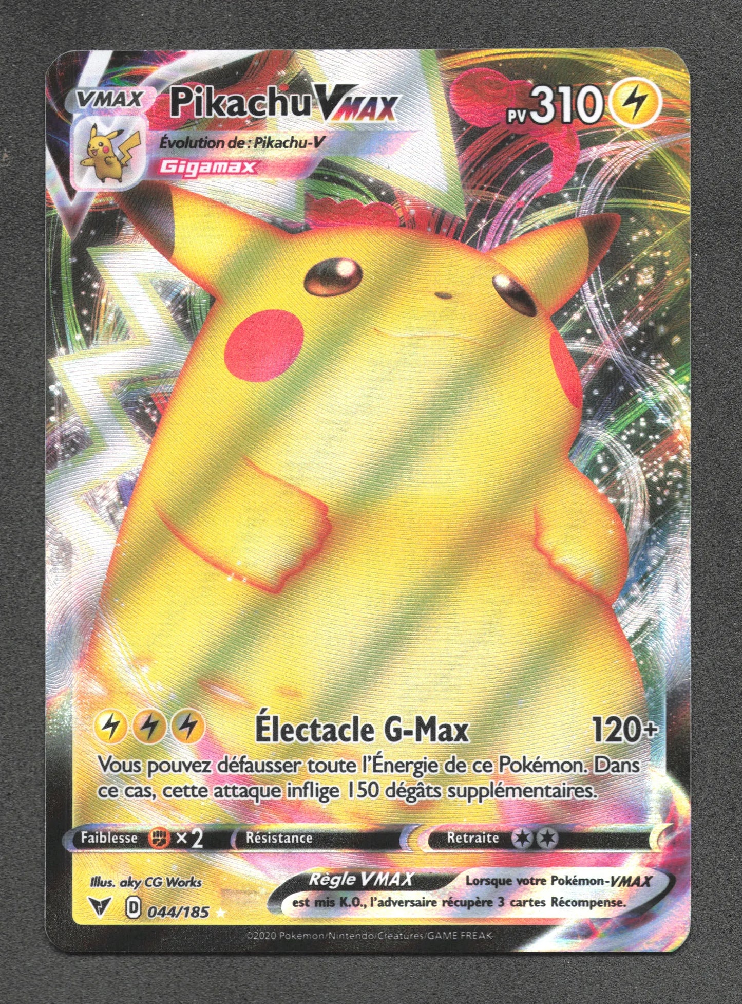 044/185 Pikachu VMAX - Voltage Éclatant