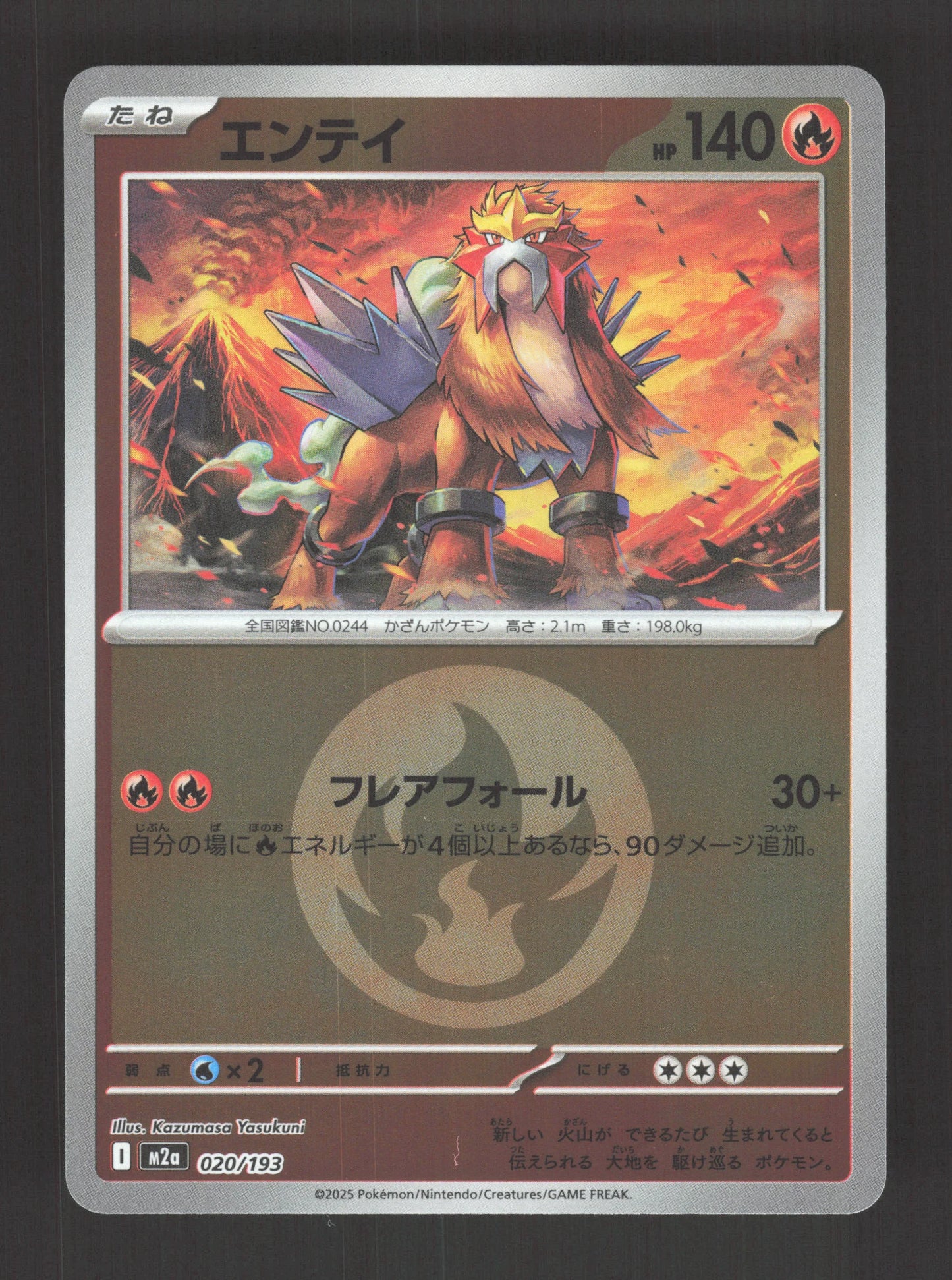 020/193 Entei REVERSE ENERGIE JP - MEGA Dream ex