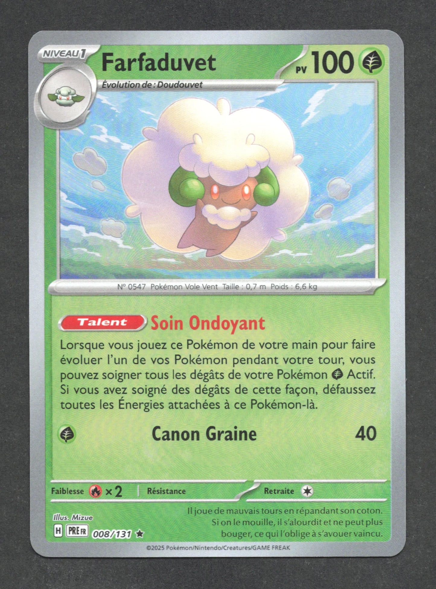 008/131 Farfaduvet POKEBALL - Évolutions Prismatiques