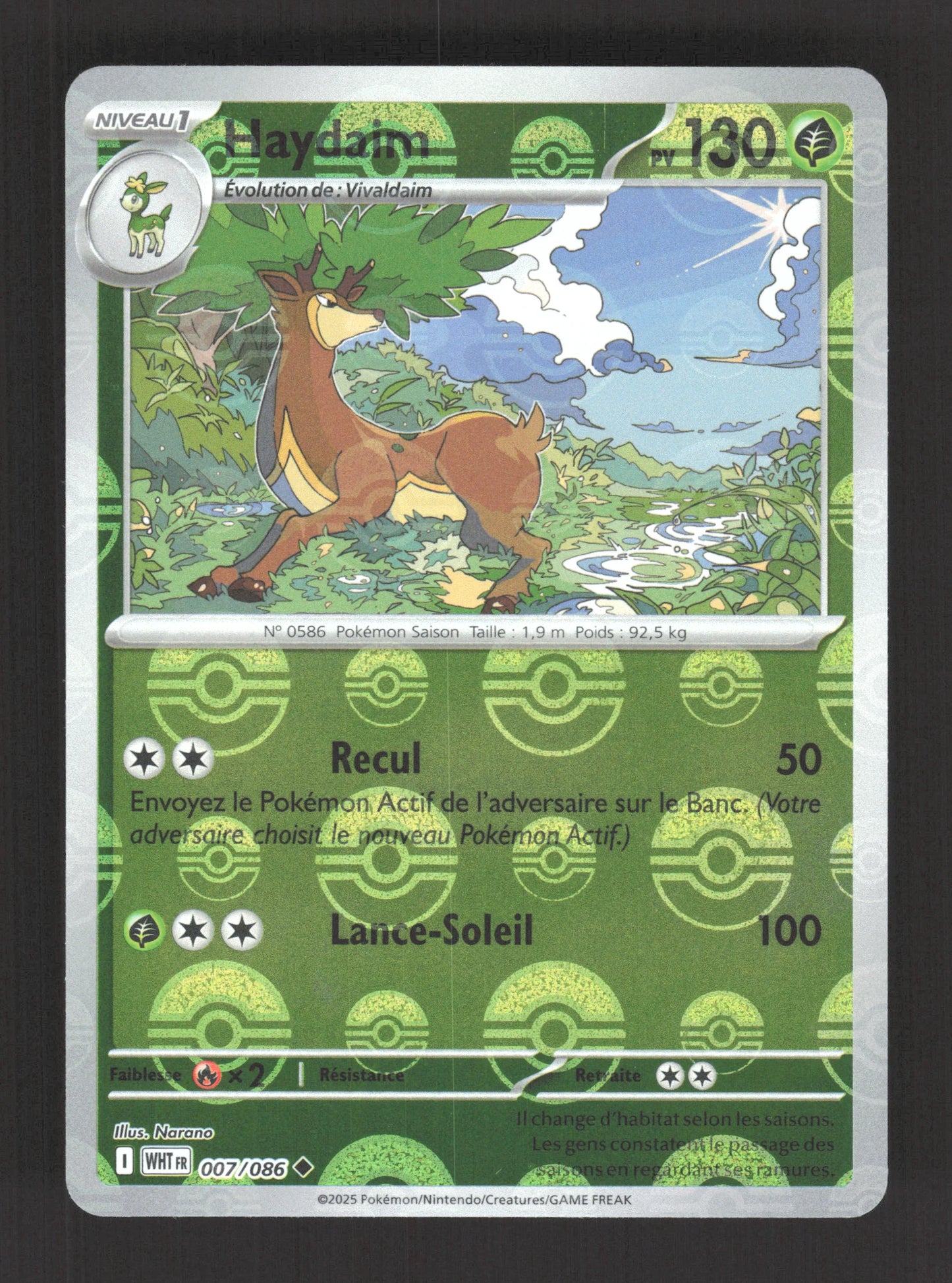 007/086 Haydaim POKEBALL - Flamme Blanche