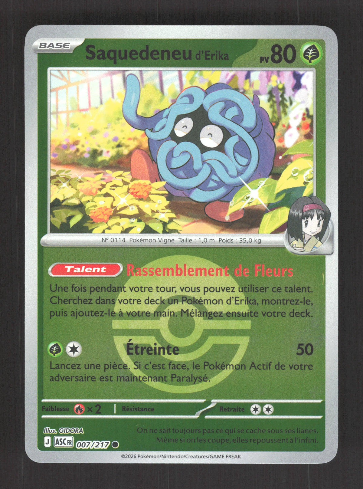 007/217 Saquedeneu POKEBALL - Héros Transcendants