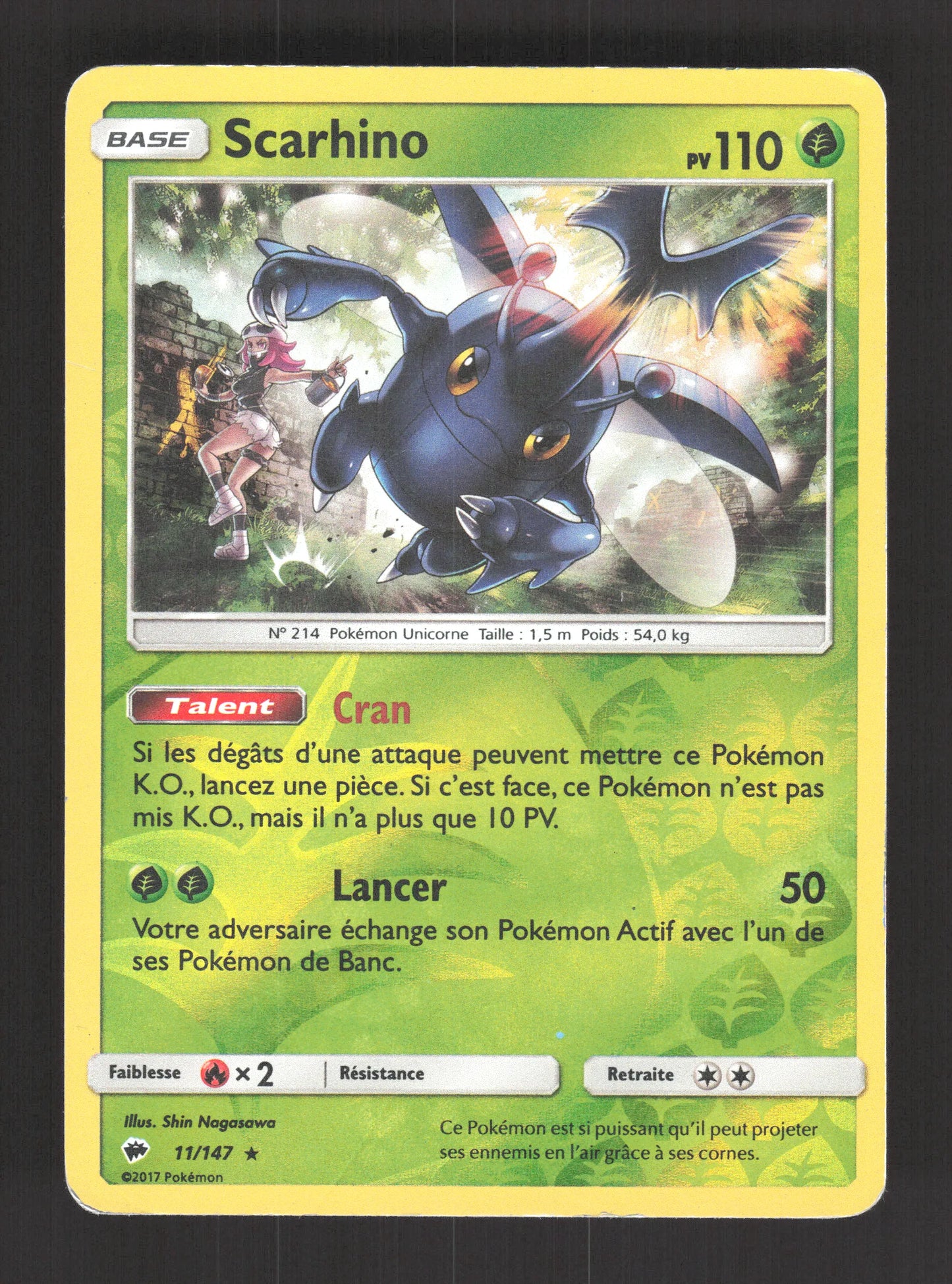 11/147 Scarhino REVERSE - Ombres Ardentes